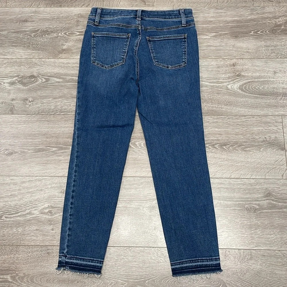 NWOT Talbots Flawless Slim Ankle Denim Jeans Raw Hem 4P - Picture 16 of 16